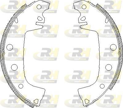 Roadhouse 4655.00 - Гальмівні колодки autozip.com.ua