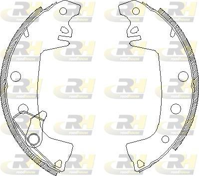 Roadhouse 4655.01 - Гальмівні колодки autozip.com.ua