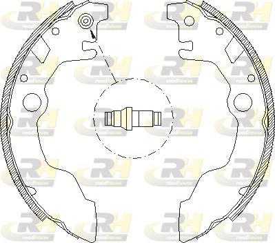 Roadhouse 4661.00 - Гальмівні колодки autozip.com.ua