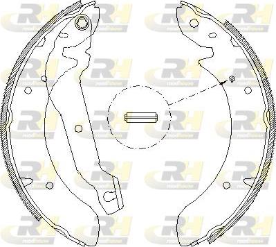 Roadhouse 4054.00 - Гальмівні колодки autozip.com.ua