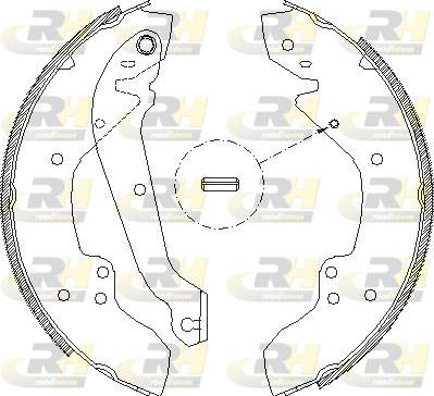 Roadhouse 4056.00 - Гальмівні колодки autozip.com.ua