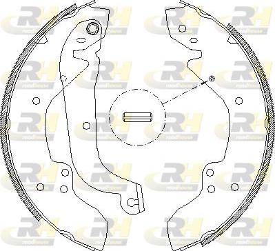 Roadhouse 4056.01 - Гальмівні колодки autozip.com.ua