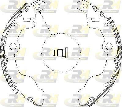 Roadhouse 4050.00 - Гальмівні колодки autozip.com.ua