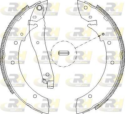 Roadhouse 4069.00 - Гальмівні колодки autozip.com.ua