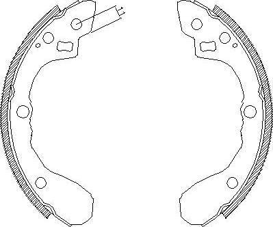 Alpha Brakes HST-KA-304 - Комплект гальм, барабанний механізм autozip.com.ua