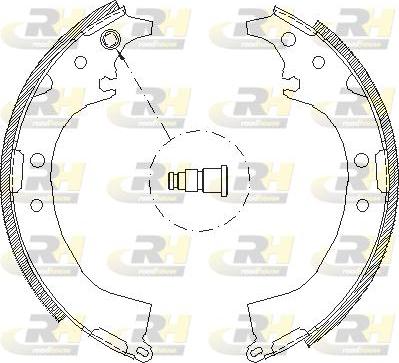 Roadhouse 4085.00 - Гальмівні колодки autozip.com.ua