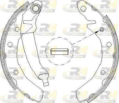 Roadhouse 4086.01 - Гальмівні колодки autozip.com.ua