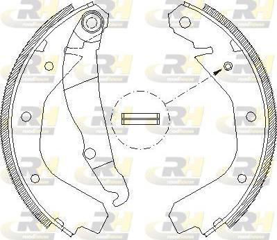 Roadhouse 4088.00 - Гальмівні колодки autozip.com.ua