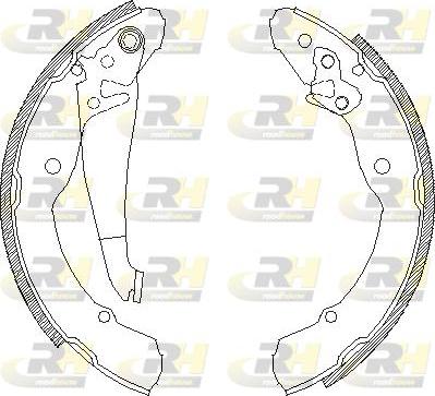 Roadhouse 4082.00 - Гальмівні колодки autozip.com.ua