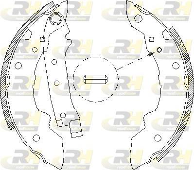 Roadhouse 4038.00 - Гальмівні колодки autozip.com.ua