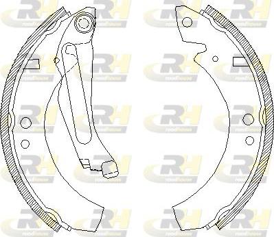 Roadhouse 4023.00 - Гальмівні колодки autozip.com.ua