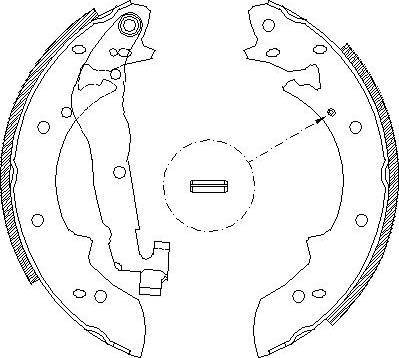 Alpha Brakes HST-SU-014 - Комплект гальм, барабанний механізм autozip.com.ua