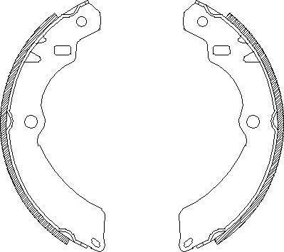 Alpha Brakes HST-SU-015 - Комплект гальм, барабанний механізм autozip.com.ua