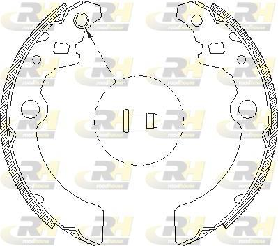 Roadhouse 4143.00 - Гальмівні колодки autozip.com.ua