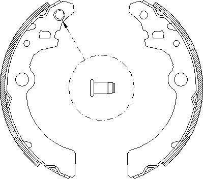 Alpha Brakes HST-SU-003 - Комплект гальм, барабанний механізм autozip.com.ua