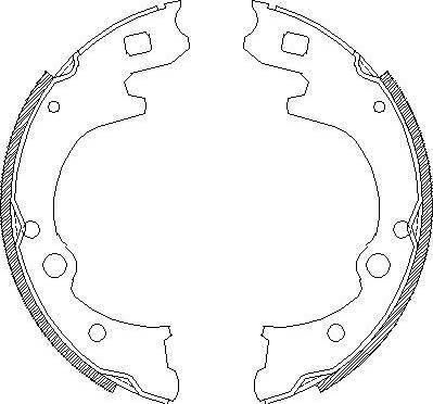 Alpha Brakes HST-HY-506 - Комплект гальм, барабанний механізм autozip.com.ua