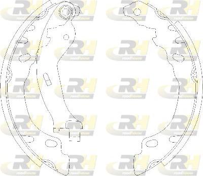 Roadhouse 4158.00 - Гальмівні колодки autozip.com.ua