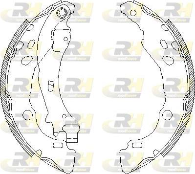 Roadhouse 4152.01 - Гальмівні колодки autozip.com.ua