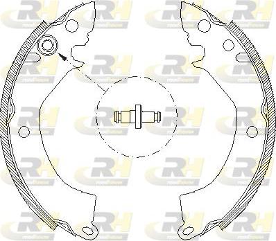 Roadhouse 4157.00 - Гальмівні колодки autozip.com.ua