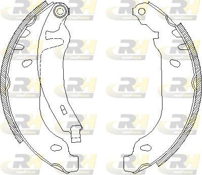 Roadhouse 4169.02 - Гальмівні колодки autozip.com.ua