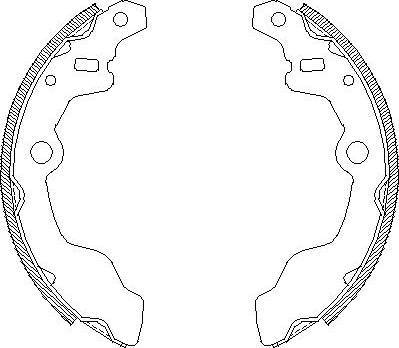 Alpha Brakes HST-SU-008 - Комплект гальм, барабанний механізм autozip.com.ua