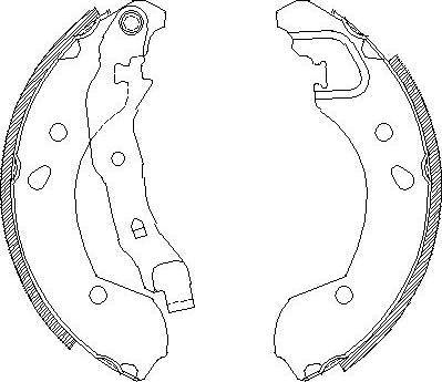 Alpha Brakes HST-NS-056 - Комплект гальм, барабанний механізм autozip.com.ua