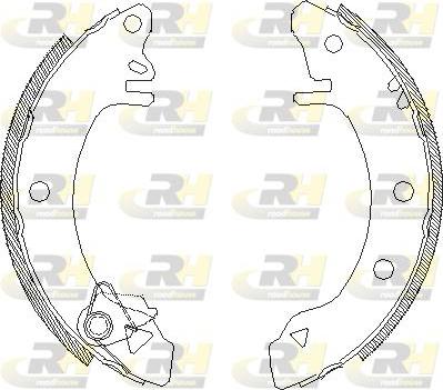 Roadhouse 4100.00 - Гальмівні колодки autozip.com.ua