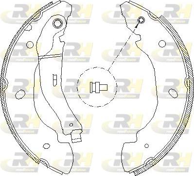 Roadhouse 4107.00 - Гальмівні колодки autozip.com.ua