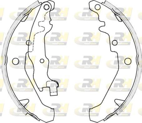 Roadhouse 4139.01 - Гальмівні колодки autozip.com.ua