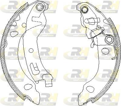 Roadhouse 4138.01 - Гальмівні колодки autozip.com.ua