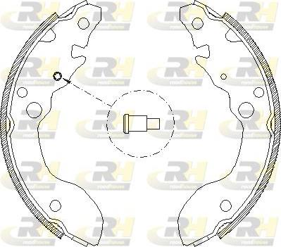 Roadhouse 4124.00 - Гальмівні колодки autozip.com.ua