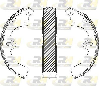 Roadhouse 4345.00 - Гальмівні колодки autozip.com.ua