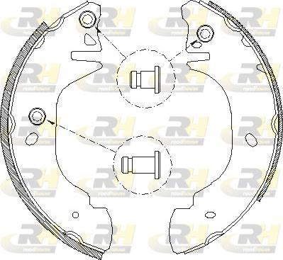 Roadhouse 4305.00 - Гальмівні колодки autozip.com.ua