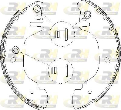 Roadhouse 4305.01 - Гальмівні колодки autozip.com.ua