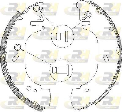 Roadhouse 4306.01 - Гальмівні колодки autozip.com.ua