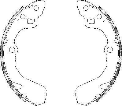 Alpha Brakes HST-DA-012 - Комплект гальм, барабанний механізм autozip.com.ua