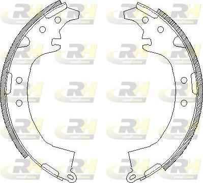 Roadhouse 4387.00 - Гальмівні колодки autozip.com.ua