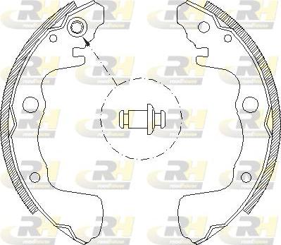 Roadhouse 4373.00 - Гальмівні колодки autozip.com.ua