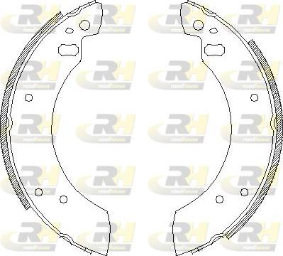 Roadhouse 4254.00 - Гальмівні колодки autozip.com.ua