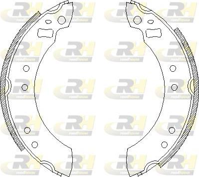 Roadhouse 4253.00 - Комплект гальм, барабанний механізм autozip.com.ua