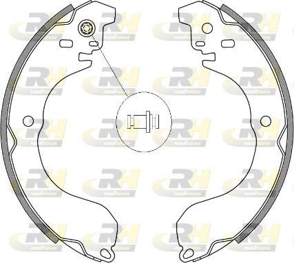 Roadhouse 4265.00 - Гальмівні колодки autozip.com.ua