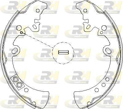 Roadhouse 4218.00 - Гальмівні колодки autozip.com.ua