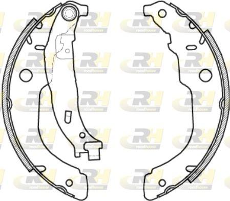 Roadhouse 4212.00 - Гальмівні колодки autozip.com.ua