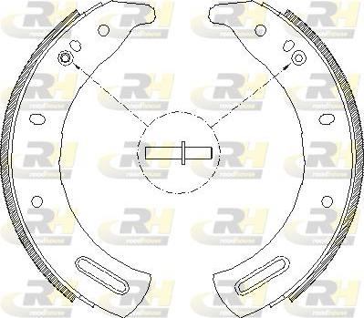 Roadhouse 4285.00 - Гальмівні колодки autozip.com.ua