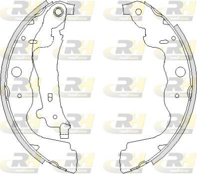 Roadhouse 4237.00 - Гальмівні колодки autozip.com.ua