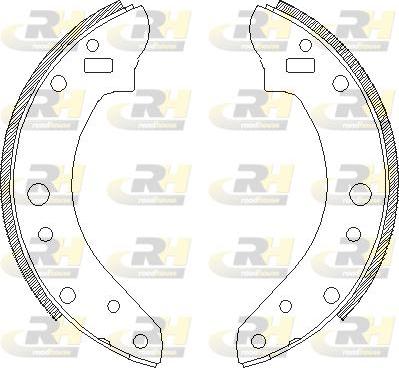 Roadhouse 4229.00 - Гальмівні колодки autozip.com.ua