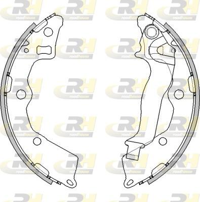 Roadhouse 4225.01 - Гальмівні колодки autozip.com.ua