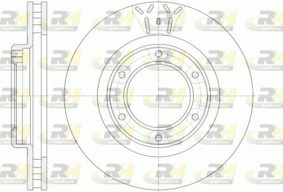 Roadhouse 6507.10 - Гальмівний диск autozip.com.ua