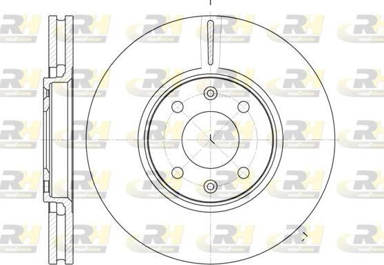 Roadhouse 6587.10 - Гальмівний диск autozip.com.ua