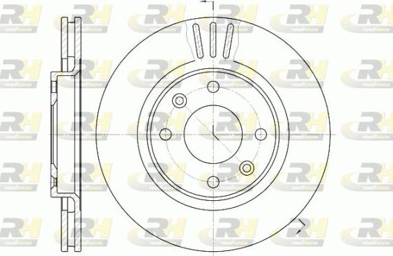 Roadhouse 6603.10 - Гальмівний диск autozip.com.ua